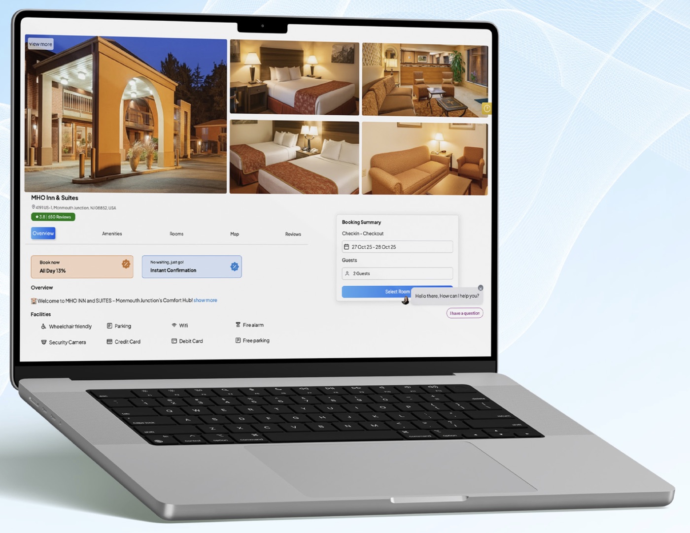 MHO Hotels booking engine built by Hotelzify